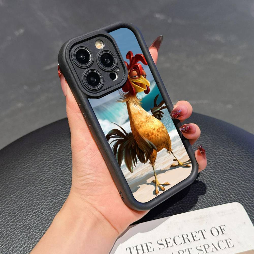 

Chicken J-Joe Surf Phone Case For iPhone 17 16 15 14 13 12 11 Pro Plus Max Soft TPU Ladder Lens Protection Soft Cover iPhone 17 pro