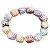 5Pcs Owl Ceramic Beads Colorful Cute Animal Loose Beads for Jewelry Making Accessories DIY Bracelet Necklace Keychain Charms
