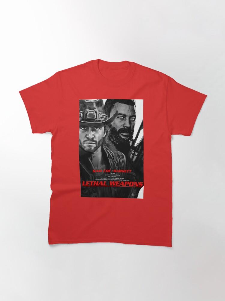 Lethal Weapon Lethal Weapon Riggs Murtaugh Movie Poster Design Classic T-Shirt
