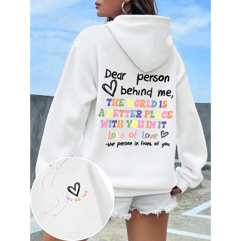 Women Print Hoodie Oversized Soft Fleece Hooded Sweatshirt