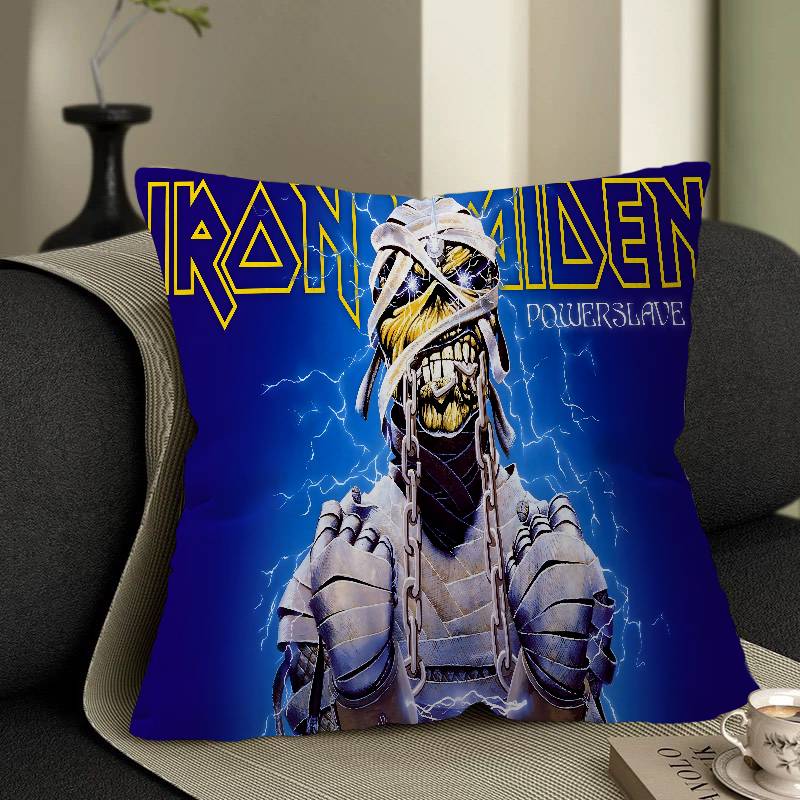 Band I-Iron Cool M-Maiden Pillow Cover Design Cushion Cover Decor Holiday Decorati