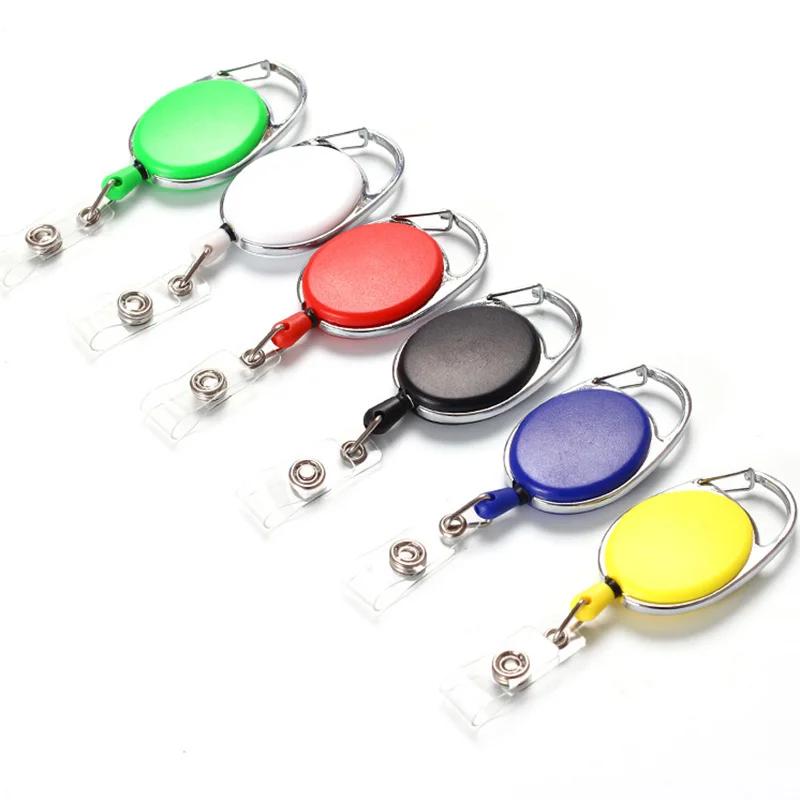 Transparent Card Holder Nurse Retractable Badge Reel Clip Business Card Holde Work Lanyard ID Name Card Cover Case Accessories