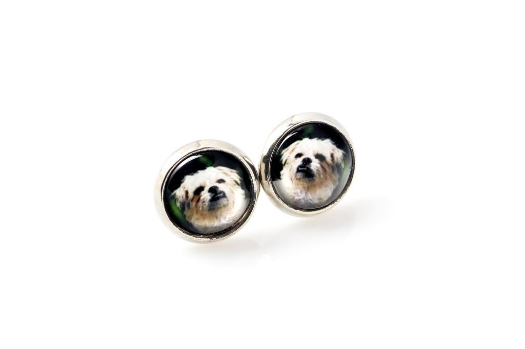 Griffon Bruxellois, Brussels Griffon – Jewelry with your photo box, set of necklace and earrings | Art-Dog