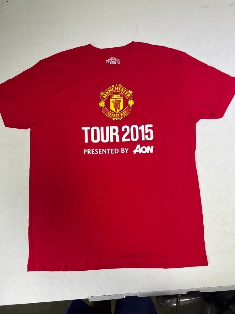 

MANCHESTER UNITED USA TOUR 2015 TEE TSHIRT OFFICIAL MERCHANDISE USA SIZE XLARGE Unisex T-Shirt L