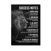 Lion Motivational Posters and Prints Inspirational Positive Quotes Animal Wall Art HD Pictures Canvas Painting Office Home Decor