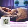 ABS Indoor Thermometer Hygrometer LCD Digitalanzeige Feuchtigkeitsmessgerät Sensor Umgebungstemperatur Monitor Haus Küche Badezimmer