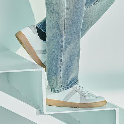 [BSQT BY CLASSY] 888 Schalke German Army Sneakers Vintage White [Street] [Shipped from Korea] 100% Authentic