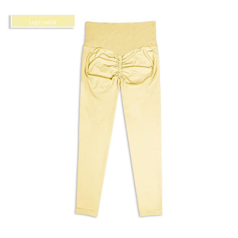European & American DFYNE Seamless Yoga Fitness Trousers - Hip-Lifting, Tight Fit.
