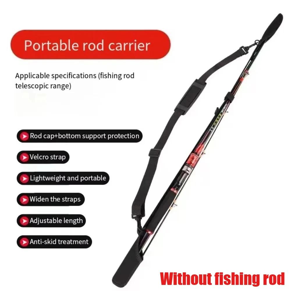 Adjustable Fishing Rod Storage Bag Portable Shoulder Belt Protector for Reel and Rod Fishing Accessories 1 Piece