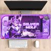 Larger Hsr Silver Wolf Lv999 Mousepad Honkai Star Rail Overlock Gamer Keyboard Anime Girl Kawaii Mouse Pad Hd Printing Desk Mat