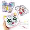 Direct Supply For Children Diy Color Graffiti Throw Pillow, Cartoon Animal Color Filled Painting Puppet Scientific And Educational Toys