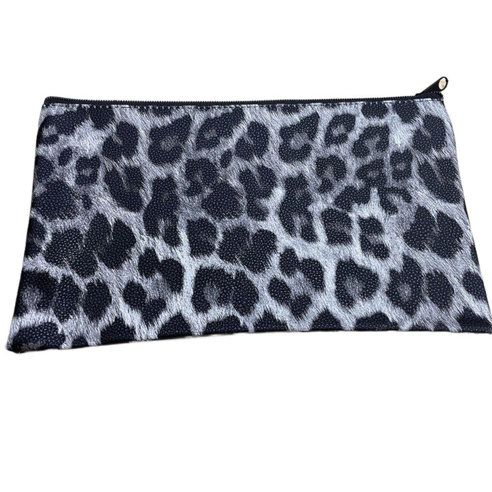 Small Compact Pu Bill Bag PU Leather Money Pouch Travel Cash Deposit Bag  Office Products