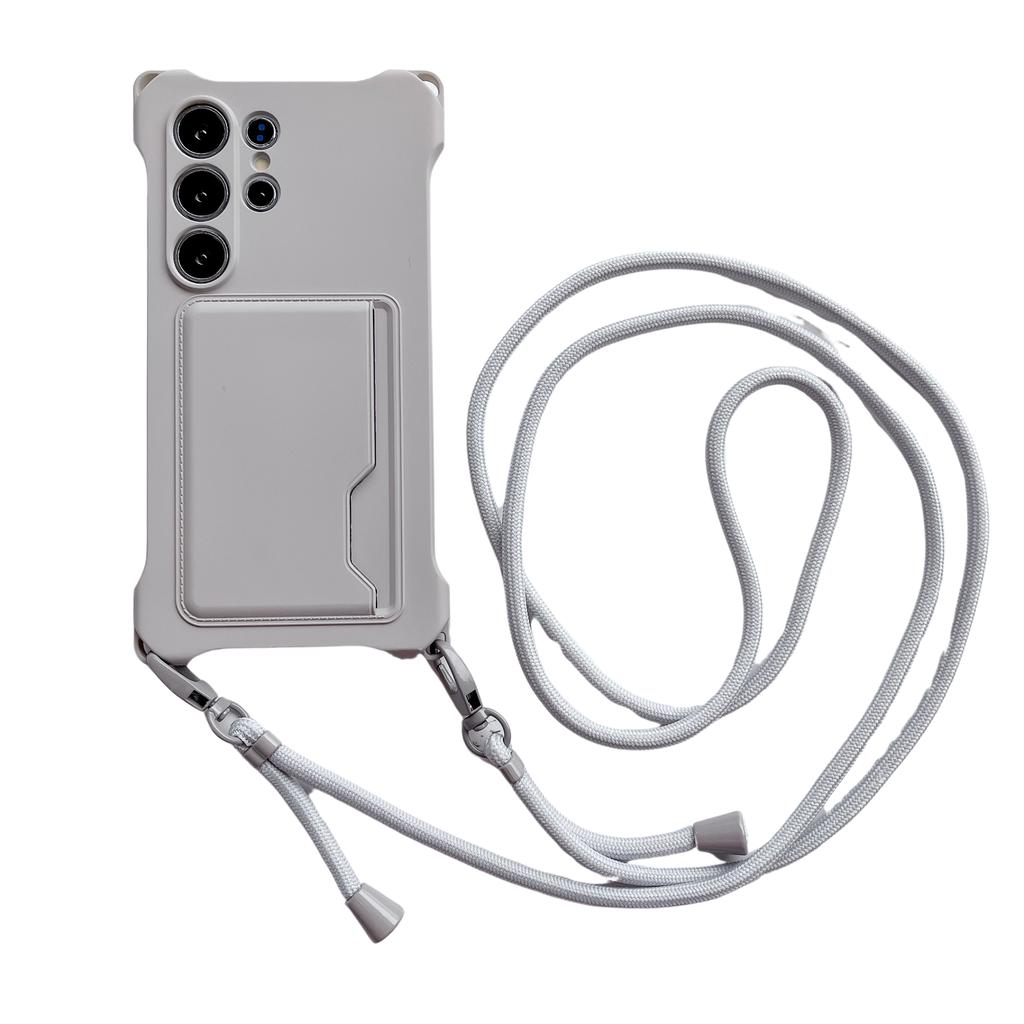 Flüssigsilikon Lanyard Kartenhalter Handyhülle Für Samsung Galaxy S26 S25 S24 S23 S22 S21 Ultra Plus FE Edge 5G A17 4G 5G Hülle