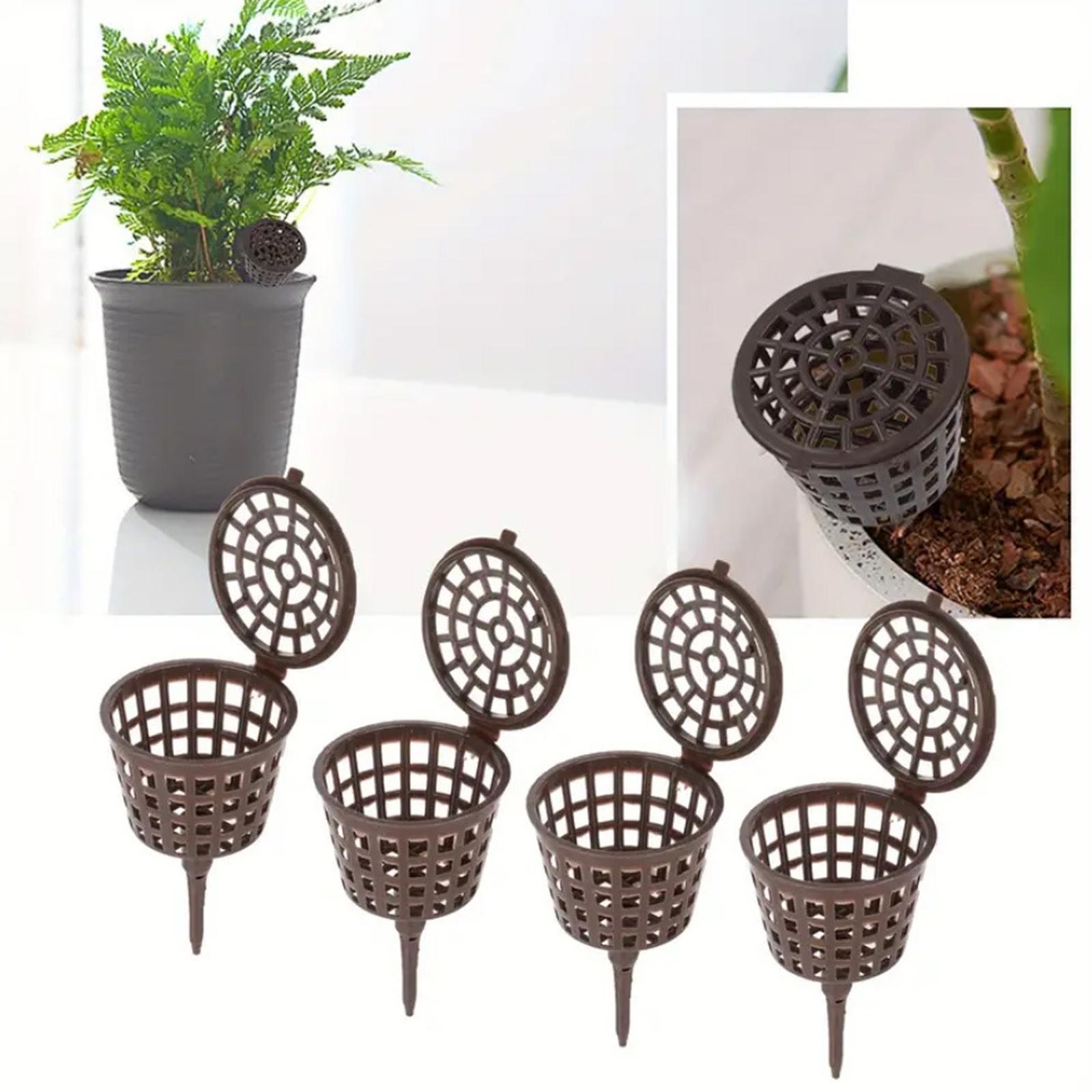 

ластиковая сетчатая корзина для удобрений с крышкой Автоматическая посадка Портативный горшок для удобрений Растение Автоматическое устройство для удобрений One Size