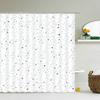 Cat Cartoon Animal Print Shower Curtain Bathroom Bathtub Shower Cover Shower Curtain With 12 Hooks Shower Curtain