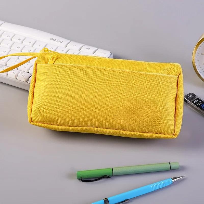New Portable Stationery Pen and Pencil Case Multi-capacity Cosmetic Travel Organizer Simple Pen Case Suitable for School Office