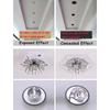 9W Modern Crystal Petals LED Ceiling Light Aisle Hallway Corridor Stairway Kitchen Coffee Bar Indoor Lamp
