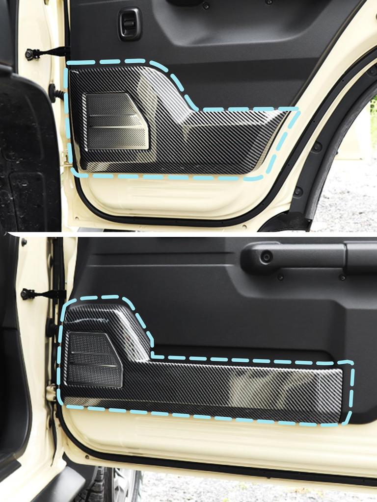 New Suzuki Jimny Nomad JC74 Door Kick Door Trim Door Guard Door Protector Door and Exclusive Door Trim Covers of Guards, Covers, Stickers, Sheets,