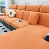 Waterproof Jacquard Sofa Seat Covers Stretch Plain Sofa Covers For Living Room Chaise Sofa Slipcover Removable Protector Pets