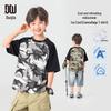 DuoDuoJia Boys' Camo Print Short Sleeve T-Shirt