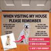 Personalized Doormat Dog Cat Mat Rug Pets Funny Floor Mats Carpet Gift For Pets Lovers Welcome Home Decor Accessory