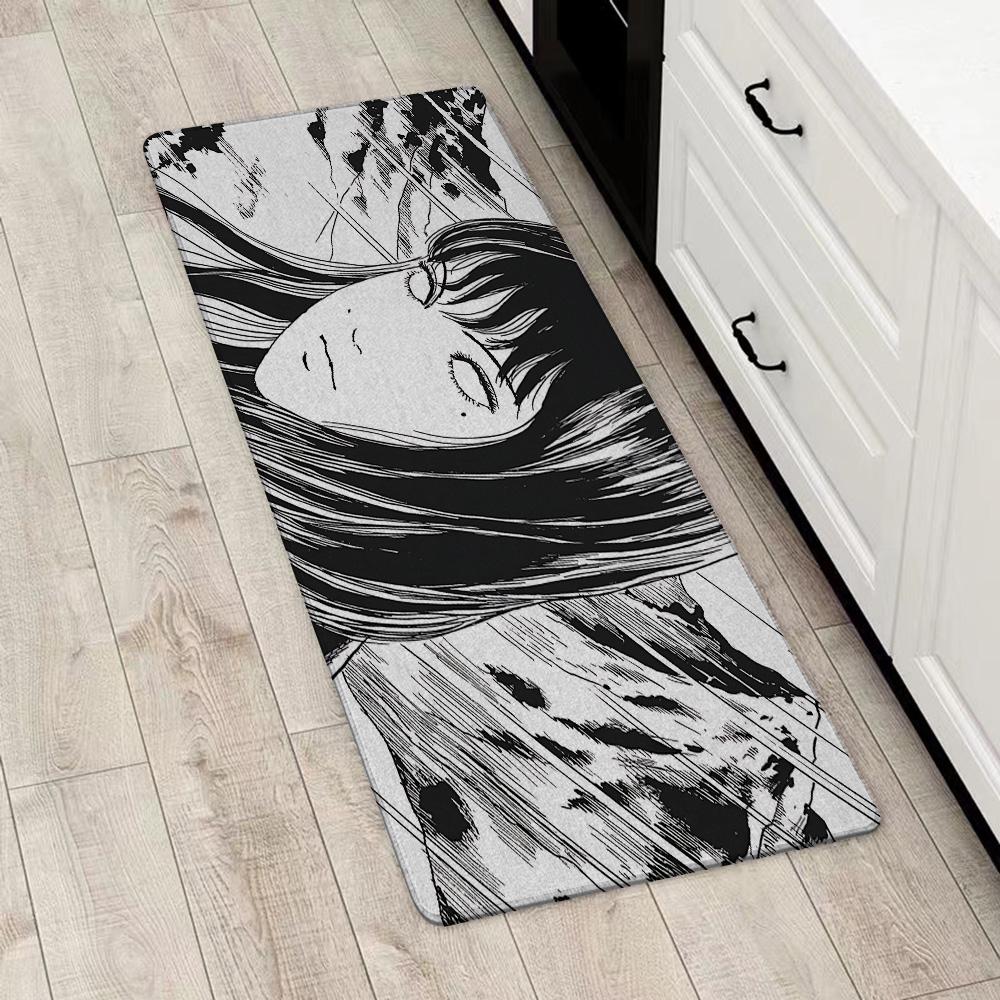 Entrance Front Door Doormat Anime Junji Ito Tomies Non-slip Kitchen Rug Living Room Rugs Balcony Bathroom Foot Mat Floor Mats