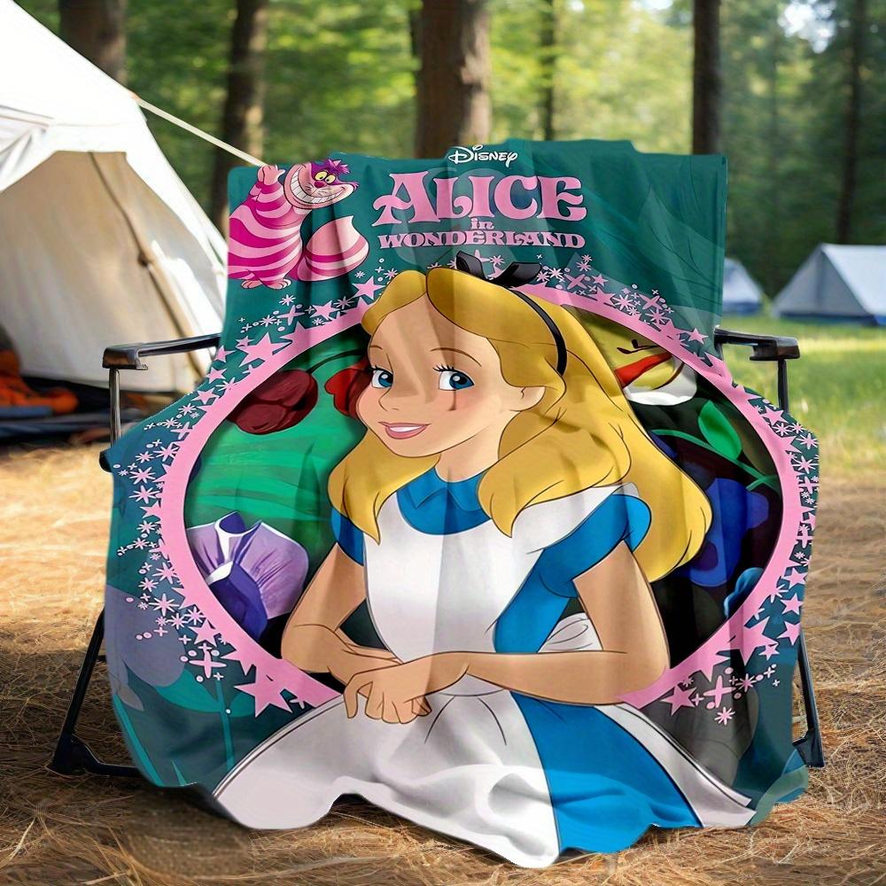

1pc, Disney Alice in Wonderland Blanket, Living Room, Outdoor Blankets, Travel, Camping 80x120cm
