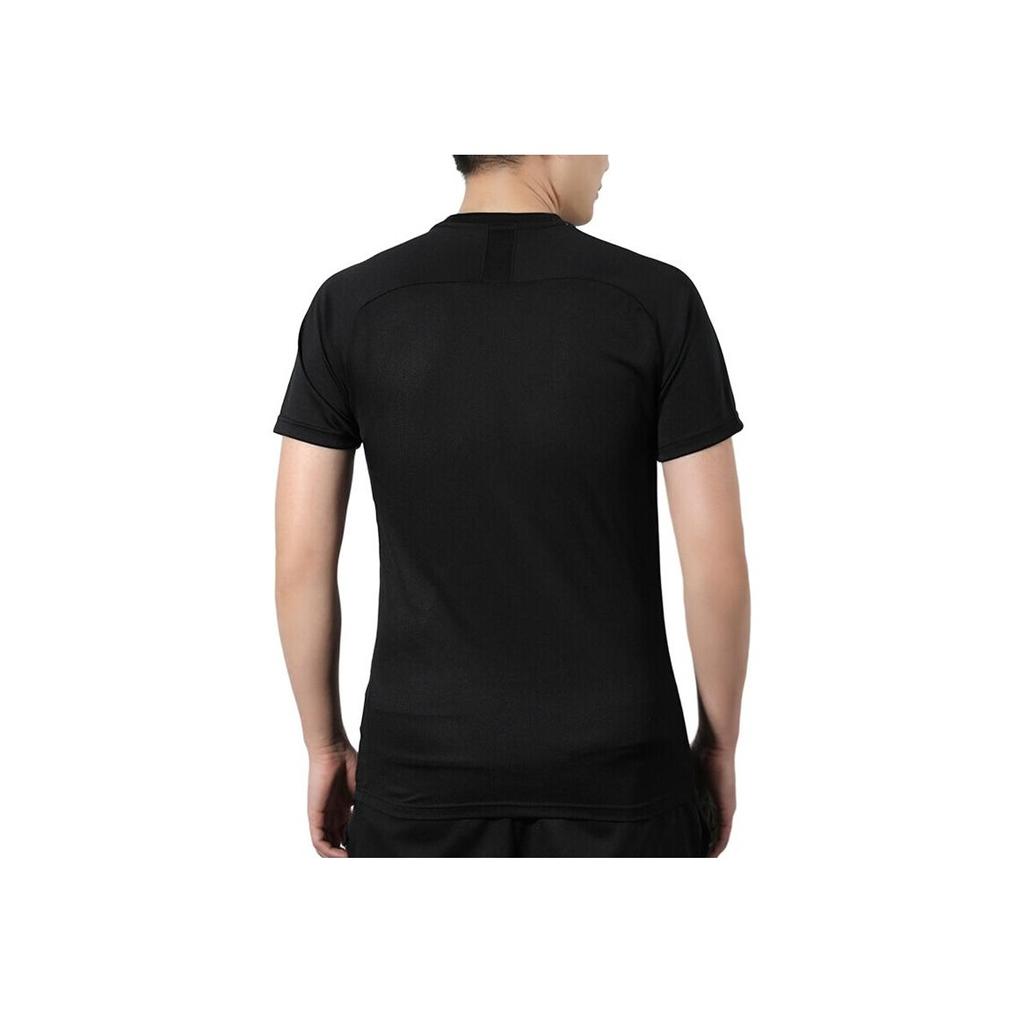 Nike Breathable Short Sleeve Running T-Shirt Men tops Black AJ9997-011