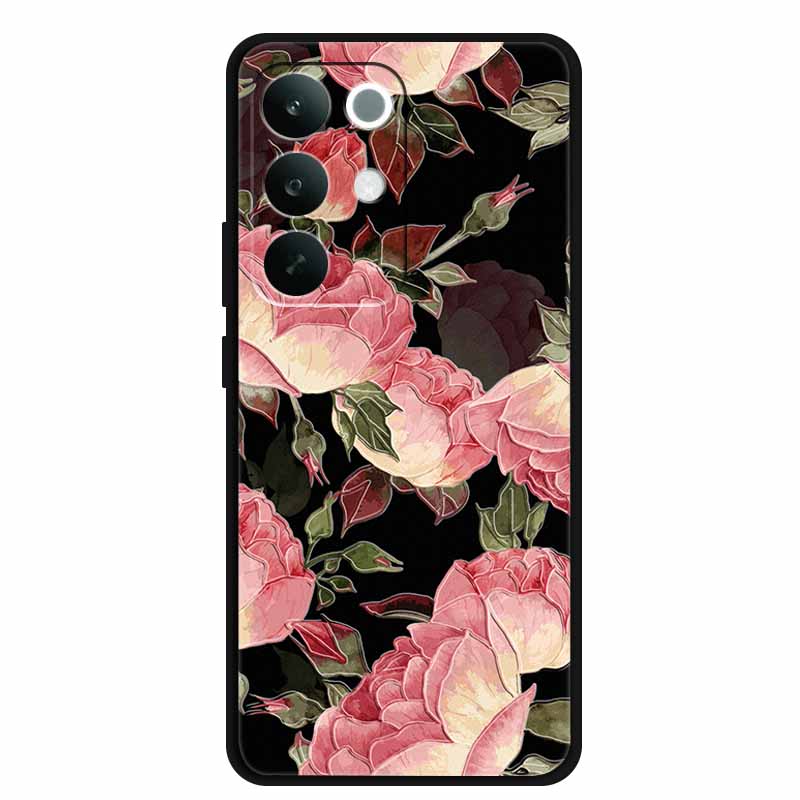 3D Dragon Case For OPPO Realme C85 4G 15X 5G Relief Coque Bumper Silicone Soft Phone Cover C 85 15 X Embossed Blossoms Funda