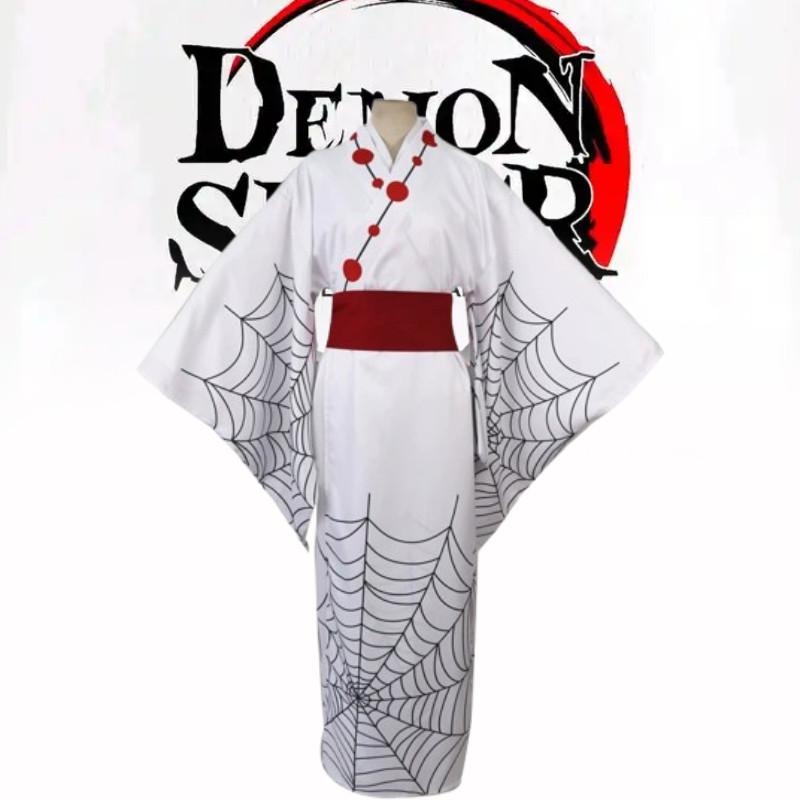 Twelve Demon Slayer Kizuki Rui Cosplay Costume Dress Halloween Performance Party