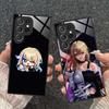 HSR Serval Glass Mobile Phone Case for Samsung Galaxy S26 S25 S24 S23 S22 S21 S20 Note20 Plus FE Ultra Colorful Cover