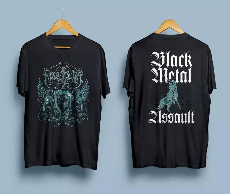 Marduk Swedish Black Metal Band Black Metal Assault TShirt S5XL Best Gift Unisex T-Shirt S