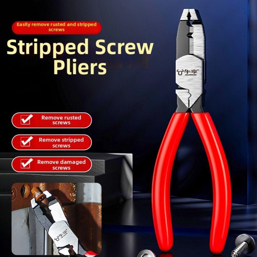 Quickly Remove Slip-tooth Screw Pliers Chrome Vanadium Steel Slip-joint Screw Pliers Home Repairs