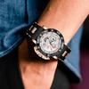 TOP LIGE Luxury Men's Watches Business Silicone Quartz Mens Watch Waterproof Luminous Date Watches Male Relogios Masculino