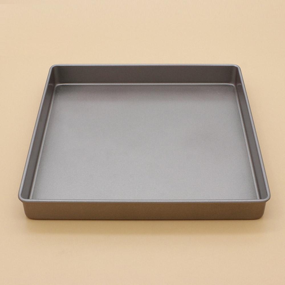 Oven Tray 11 inch Square Oven Carbon Steel Baking Pan Home Non-stick Nougat Baking Pan