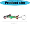 Portable Fish Shape Bottle Opener Keychain Zinc Alloy Pendant Safe for Family Gatherings and Backpacks Handbag Decors