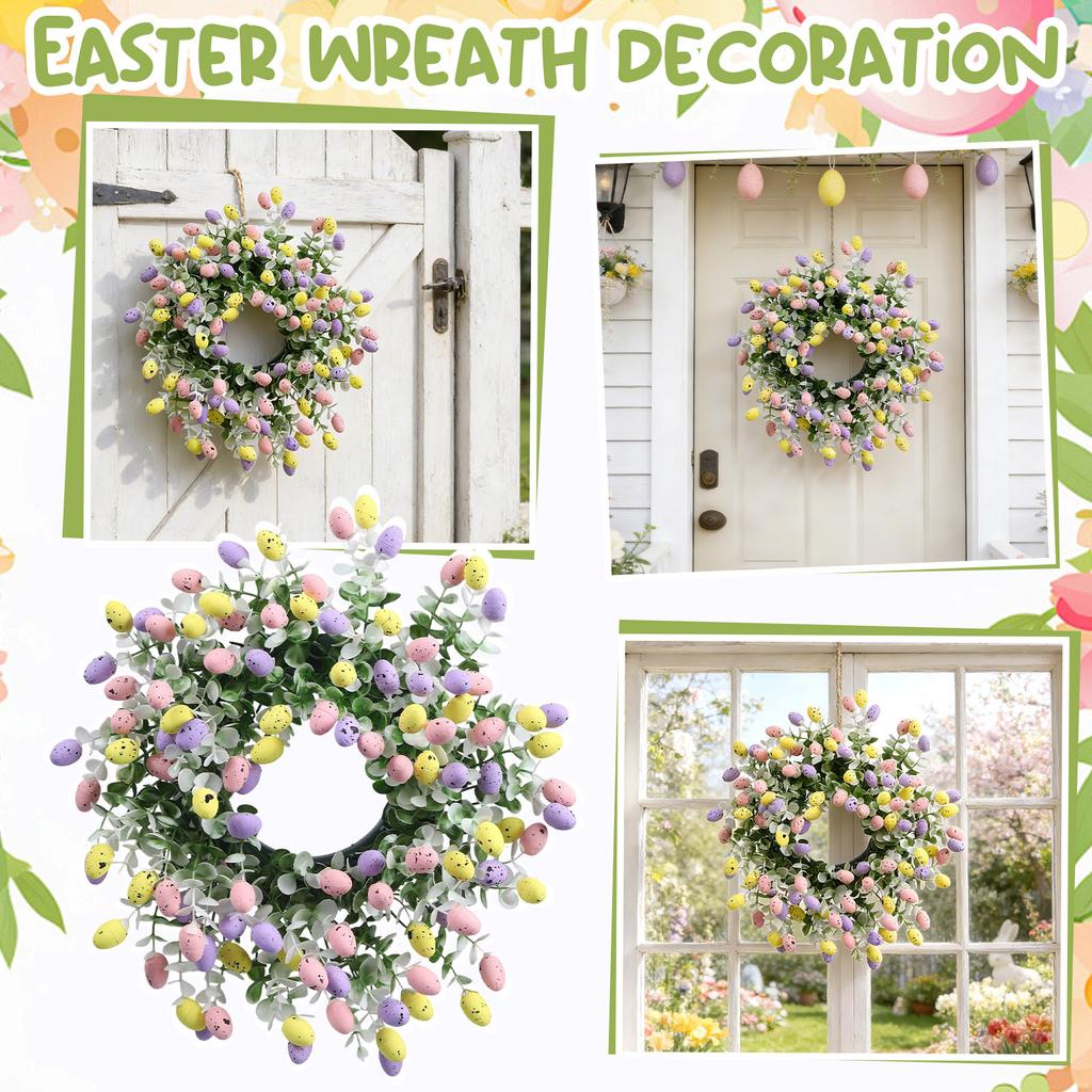 Великодній Зайчик Вінок Штучний Вінок Ірландський Кухонний Шафа Вінок Підсвічник Вінок Вхідні Двері Веранда Вінок ...