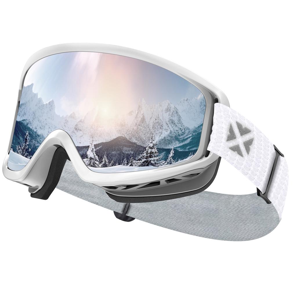 MAXJULI Ski Goggles OTG Snowboard Goggles for Men Women Youth 100% UV Protection Snow Sports M7