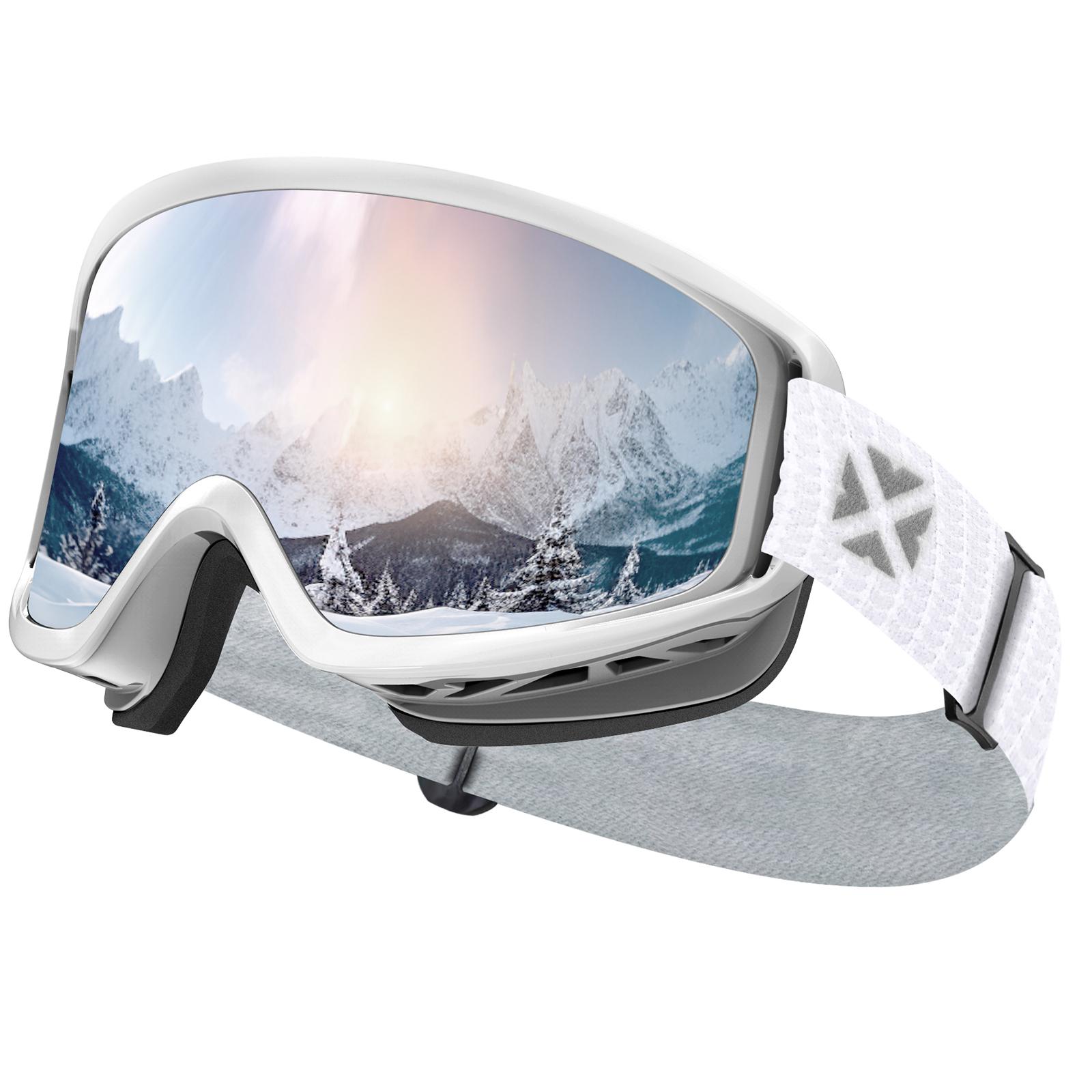

Maxjuli Ski GogglesSnow Winter Sports Otg Snowboard Goggles For Men Women & Youth 100% Protectin Snowmobile Skiing Skating M7