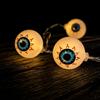 Halloween LED String Lights with Eyeball Design - Battery Operated Decor for Outdoor Yard, Party , 10ft