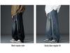 Fleece-Lined Thickened Plus Size Men's Loose Wide-Leg Jeans - Trendy Brand Straight Leg Long Pants for Men and Women