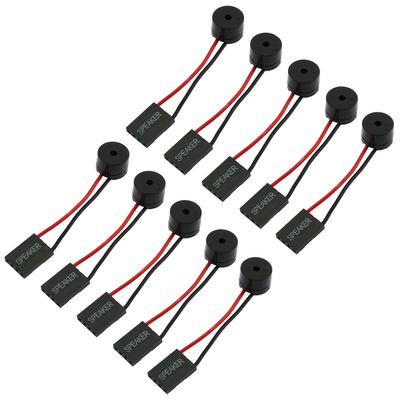 10pcs Mini Plug Speaker 4 Pin Desktop Computer Case PC Motherboard DIY Internal Code Beep Alarm Buzzer