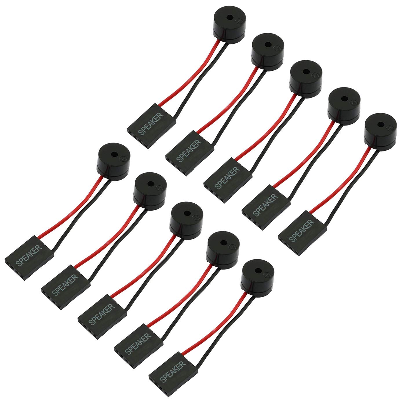 

10pcs Mini Plug Speaker 4 Pin Desktop Computer Case PC Motherboard DIY Internal Code Beep Alarm Buzzer