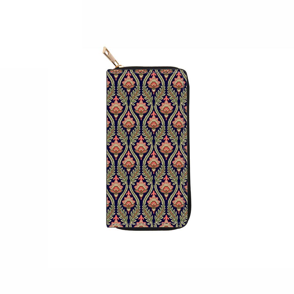 

Этнический стиль длинный кошелек на молнии кошелек клатч