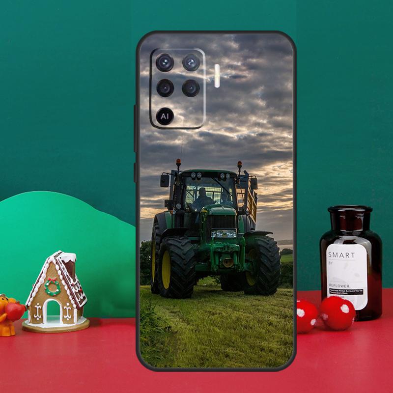 Bauernhof Fahrzeug Traktor Hülle Für Oppo A98 A78 A58 A38 A18 A54 A74 A94 A80 A60 A40 A96 A76 A16 A15 A17 A57 A5 A6 Pro