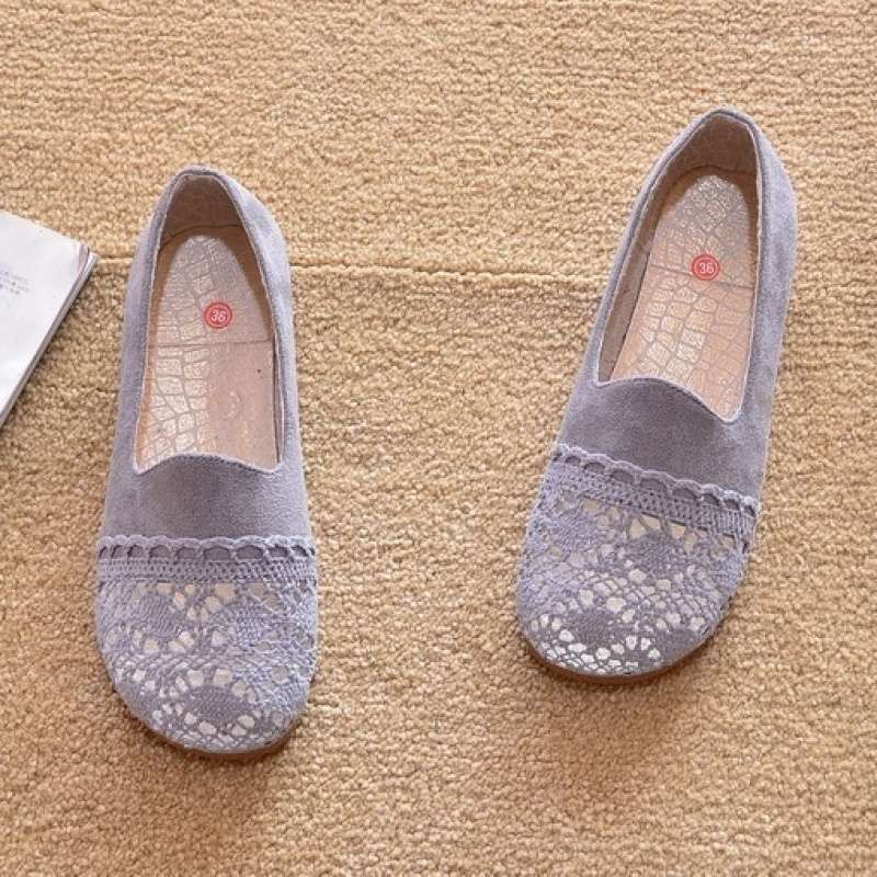 2025 New Spring Flat Heel Single Shoes Doudou Shoes Flat Shoes Cloth Shoes Round Head Leopard Print Lazy Shoes Fisherman Shoes Women's Tide