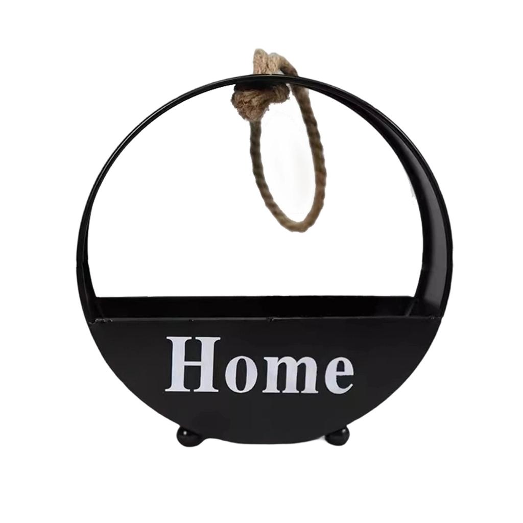 Iron Wall Mounted Flower Pots, Flower Baskets, Wall Mounted Wall Decorations, Pendants, Living Room And Bedroom Wall Decorations
