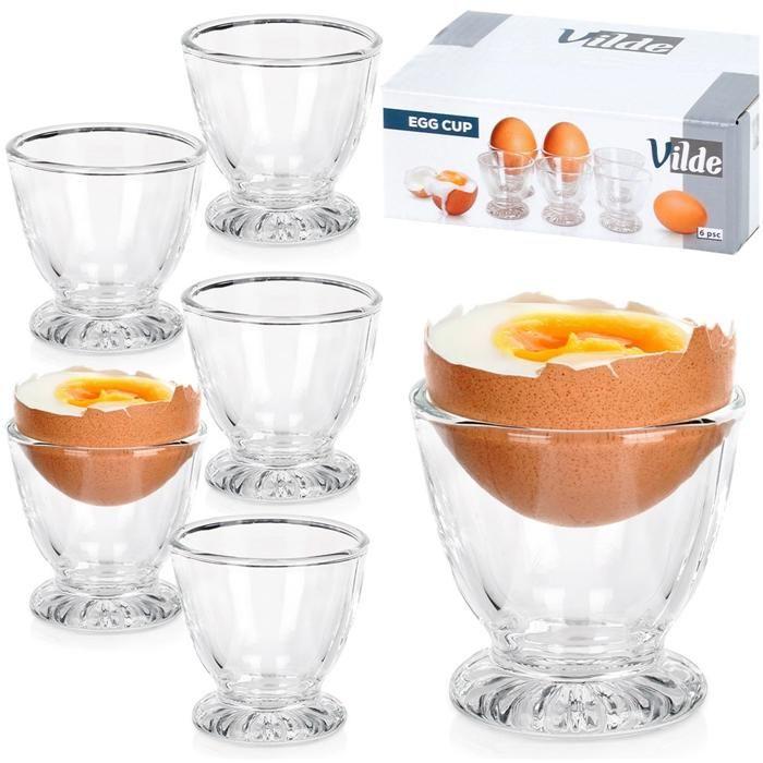 Plateau à oeufs en verre 6pc.