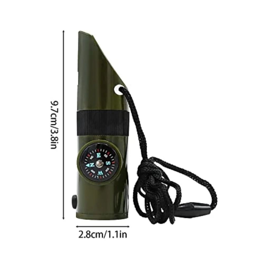 7-in-1 Outdoor Survival Whistle Multifunction 7-in-1 Emergency Whistle Sporting Goods
