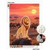 Disney Pearl Painting Head Lion King Themed Creative Pearl Art Painting 5D DIY Pearl Embroidery Mosaic Cross Stitch Kit Home Decor